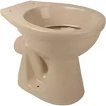 Stand-WC Tiefsp&uuml;ler Abgang Wand Waagerecht Toilette WC Bahama Beige - Beige