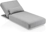 KETTLER Ego Sonnenliege, silber/ flanelle Aluminium/Sunbrella&reg;