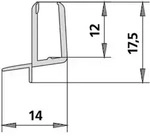 Kermi 2534045 4269 2x Dichtleiste
