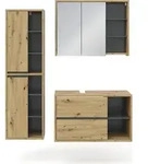 Badm&ouml;bel-Set Vicco Viola Artisan-Eiche 3 Teile, Model 34044 - Braun
