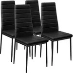 tectake&reg; Esszimmerstuhl Thomas gepolstert mit Kunstlederbezug 45 x 48 x 98,5 cm -