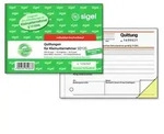 SIGEL SD120 Quittungen f&uuml;r Kleinunternehmer, ohne MwSt.-Ausweis, fortlfd....