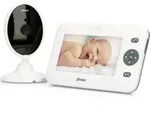 Alecto DVM-140 - Babyphone mit Kamera und 4.3" Farbdisplay, Wei&szlig; - Grau/Wei&szlig;