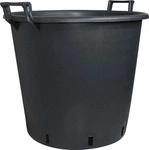 Geli Pflanzcontainer &Oslash; 45 x 45 cm schwarz - Schwarz