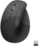 Logitech Lift, Linksh&auml;ndig, Vertikale Ausf&uuml;hrung, Optisch, RF Wireless + Bluetooth,