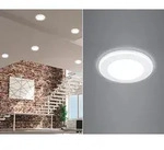Trio Einbauleuchte AURA &Oslash; 8,2cm Wei&szlig; matt - Wei&szlig;