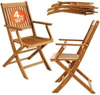 CASARIA&reg; Gartenstuhl FSC&reg;-Zertifiziert 4er-Set