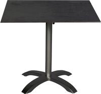 acamp&reg; ACAPLAN HPL Tisch 80x80cm - anthrazit |cemento anthrazit