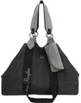 Fritzi aus Preu&szlig;en Schultertasche Handtasche Canvas Izzy Bag Black schwarz -...