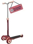 HUDORA Tri Scooter - bordeaux - H&ouml;henverstellbarer & zusammenklappbarer Cityroller