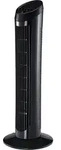 HOMCOM Standventilator 45 W Turmventilator, 3 Bel&uuml;ftungsstufen, ABS, Schwarz -