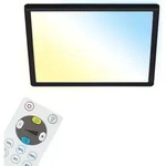 LED Panel Dimmbar Fernbedienung Ultraflach CCT 18W schwarz Kunststoff Briloner -