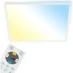LED Panel Dimmbar Fernbedienung Ultraflach CCT 22 W wei&szlig; Kunststoff Briloner - Wei&szlig;