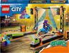 LEGO 60340 City Stuntz Hindernis-Stuntchallenge Set, inkl. Motorrad und 2 Stunt Racer