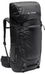 VAUDE Astrum EVO 60+10, Rahmenlos, Vorderseite, Trecken, Schwarz, Polyester,