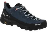 Salewa Damen Alp Trainer 2 GTX Wanderschuh cloisonne camou 38.5 - Schwarz/Blau - 38,5