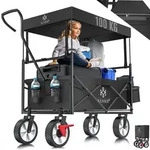 KESSER&reg; Bollerwagen faltbar mit Dach Handwagen Transportkarre Ger&auml;tewagen |...
