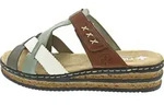 Rieker 62989-90 (37/olive/mint/offwhite/) - Gr&uuml;n - 37