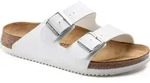 Birkenstock Arizona SL BF White Uni Sandale, Gr&ouml;&szlig;e:44 EU - Wei&szlig; - 46
