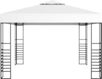 vidaXL Gartenpavillon 3&times;3 m Wei&szlig;