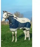 Horseware Rambo Summer Series Regendecke &Uuml;bergangsdecke Navy/Grey Turnout 0g ,