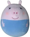 Peppa Wutz Pig George Squish-a-boo Kinder Stoff-Tier Kuschel-Kissen 35cm - Blau