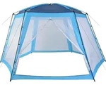 vidaXL Pool-Zelt 500x433x250 cm Blau