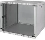 LogiLink W09A40G, Wandmontiertes Regal, 9U, 50 kg, Sperrschloss, Wei&szlig;