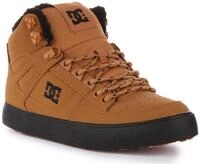 DC Shoes Pure Hi Top WC Herren Schn&uuml;rung Nubuk Leder W ter Turnschuhe Weizen...