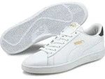 PUMA Smash v2 Leder Sneaker puma white/puma white/peacoat/puma team gold 38.5 -...