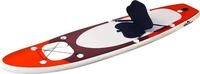 vidaXL SUP-Board-Set Aufblasbar Rot 300x76x10 cm