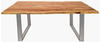 SIT Möbel Baumkante-Esstisch 160 x 85 cm | 26 mm Tischplatte natur aus Akazie 