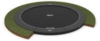 BERG SPORTS Trampolin Rund 380 cm Champion FlatGround Grey / grau