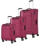 travelite Skaii 4W Trolley L / M / S Evening Red beere 78cm - Lila/Violett