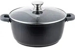 Cheffinger TOPF 28 cm Aluguss schwarz - Schwarz