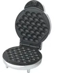 Trebs, Bubble-Waffeleisen Comfortbakery 700W mit Antihaftbeschichtung, Silber -