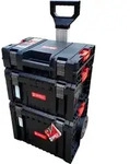 Qbrick System Pro Wagen + Werkzeugkasten + Werkzeugkoffer-Set - Skrz N4935 - Schwarz