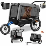KESSER&reg; Hundeanh&auml;nger Boxer 3-in-1 Hundebuggy & Jogger Fahrradanh&auml;nger gro&szlig;...