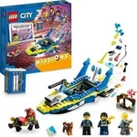 LEGO 60355 City Detektivmissionen der Wasserpolizei, mit Boot und 4 Minifiguren -
