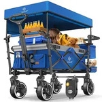 KESSER&reg; Bollerwagen Faltbar GTS-9100 mit Dach Handwagen Transportwagen klappbar