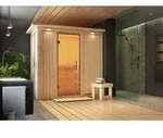 Karibu Sauna Innensauna Variado Fronteinstieg ohne Zubeh&ouml;r 196x118x198 cm ohne
