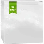 Bomann Mini K&uuml;hlschrank 45L mit Gefrierfach, leise K&uuml;hlbox klein f&uuml;r K&uuml;che B&uuml;ro