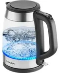 Concept RK4150, 1,7 l, 2200 W, Schwarz, Edelstahl, Glas, Edelstahl,