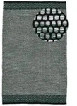 Baumwollteppich Kelim Mia Gr&uuml;n 200x250 cm | Moderner Teppich f&uuml;r Wohn- und