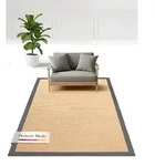 Sisalteppich Grau 120x170 cm | Moderner Teppich f&uuml;r Wohn- und Schlafzimmer -...