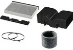 Bosch DWZ2CB1I4, Abluftset f&uuml;r Dunstabzugshaube, Schwarz, Grau, Bosch, 200 g, 1