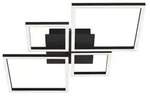 LED Deckenleuchte Deckenlampe schwenkbar dimmbar 48 W Schwarz Briloner - Schwarz