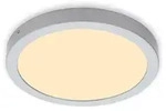 LED Aufbauleuchte Aufbaulampe 3000K IP44 21 W silber Metall &Oslash;30cm Briloner -...