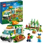LEGO 60345 City Farm Gem&uuml;se-Lieferwagen, mit Food Truck, Gem&uuml;sebeet, 3 Minifiguren