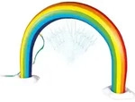 Happy People Regenbogen-Sprinkler Aufblasbar 216x46x153 cm - Bunt